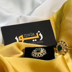 Trending Green Pendant Ring