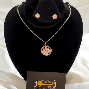 Trending Style of Pink Necklace Set