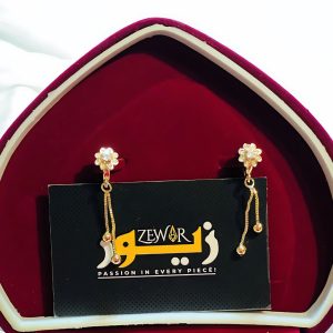 Golden Flower Earrings