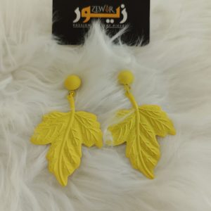 Funky Yellow Earrings