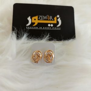 Golden Elegance in Modern Chandbali Earrings