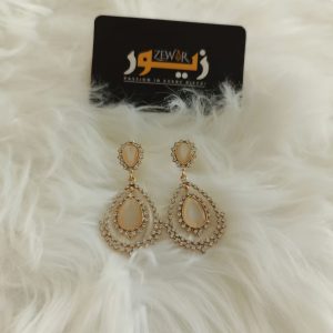 Golden Ivory Drops Earrings