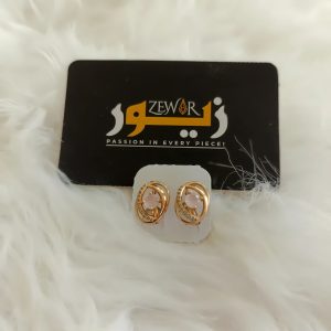 Pink Chand Bali Earrings