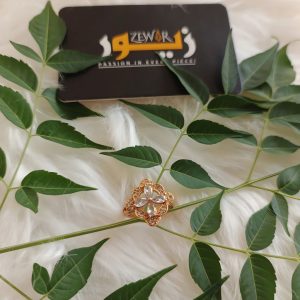 Rose Gold Flower Ring